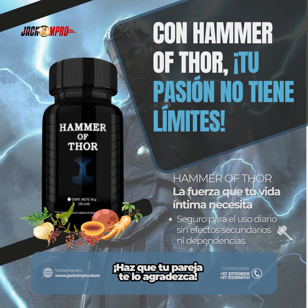 HAMMER OF THOR - CÁPSULAS